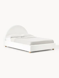 Letto imbottito in teddy Ebba
