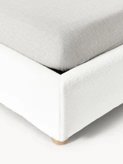 Letto imbottito in teddy Ebba