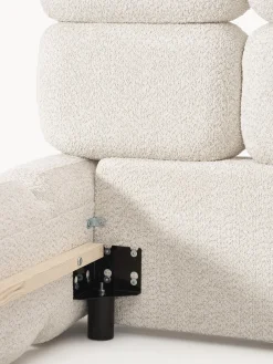 Letto imbottito in teddy-bouclé Tayla