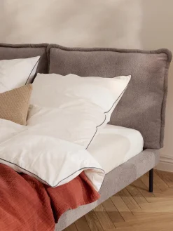Letto imbottito in teddy-bouclé Amelia