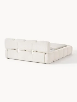 Letto imbottito in teddy-bouclé Tayla