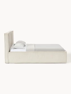 Letto imbottito in velluto a coste Dream