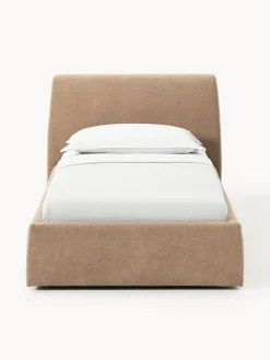 Letto imbottito singolo con contenitore Cloud