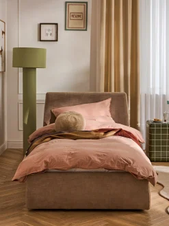 Letto imbottito singolo con contenitore Cloud