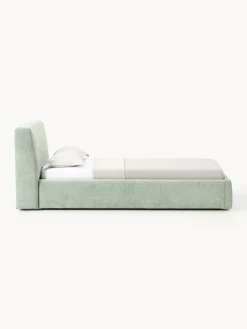 Letto imbottito singolo con contenitore Cloud