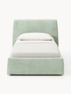 Letto imbottito singolo con contenitore Cloud