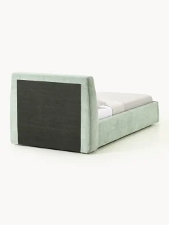 Letto imbottito singolo con contenitore Cloud