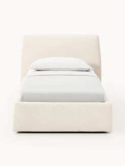 Letto imbottito singolo con contenitore Cloud