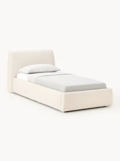 Letto imbottito singolo con contenitore Cloud