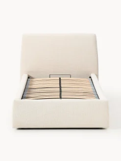 Letto imbottito singolo con contenitore Cloud