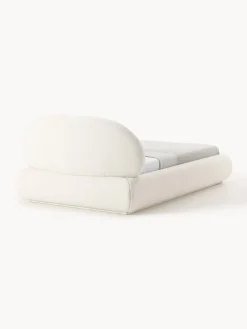 Letto imbottito singolo in teddy Alba