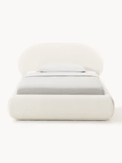 Letto imbottito singolo in teddy Alba