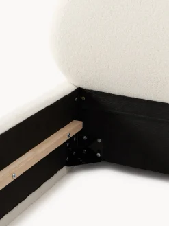Letto imbottito singolo in teddy Alba