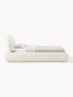 Letto imbottito singolo in teddy Alba