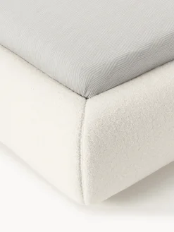 Letto imbottito singolo in teddy Alba