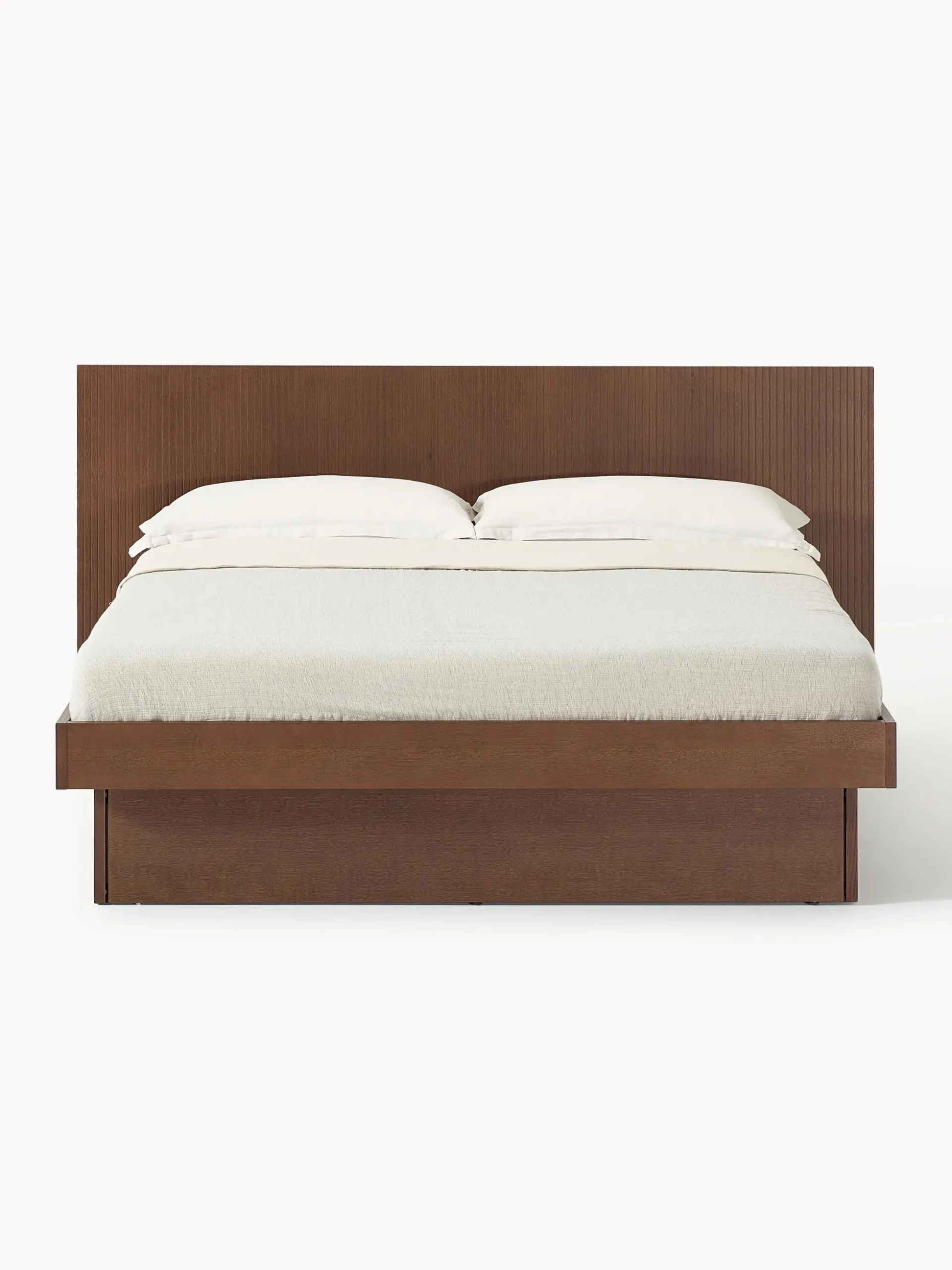 Letto in legno con cassetti e testiera Sato