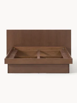 Letto in legno con cassetti e testiera Sato