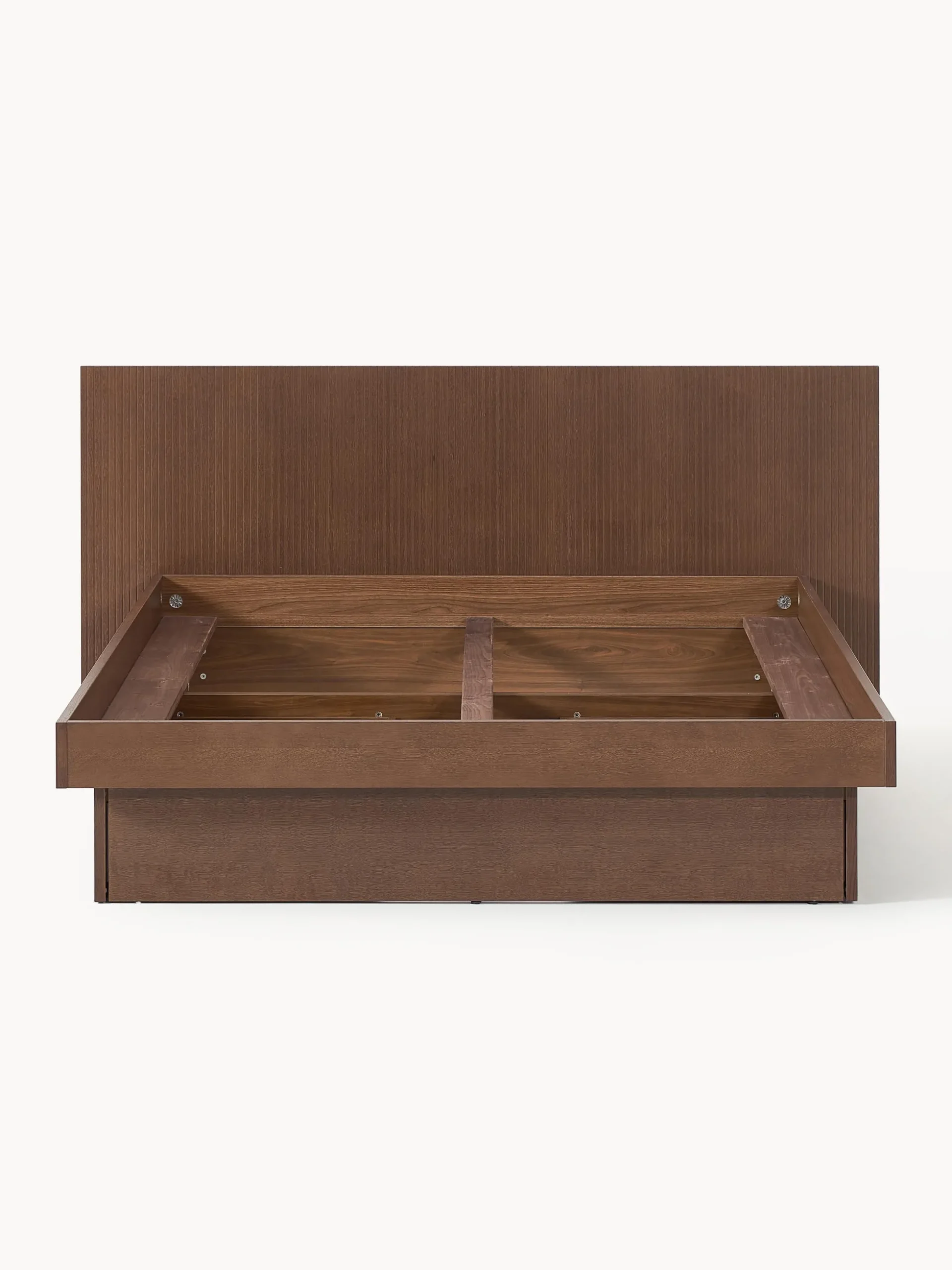 Letto in legno con cassetti e testiera Sato
