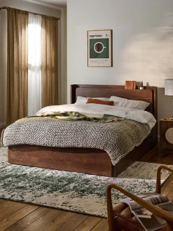 Letto in legno con cassetti Allow