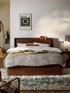 Letto in legno con cassetti Allow