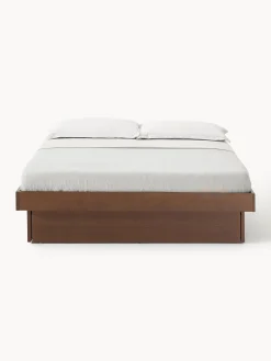 Letto in legno con contenitore Sato