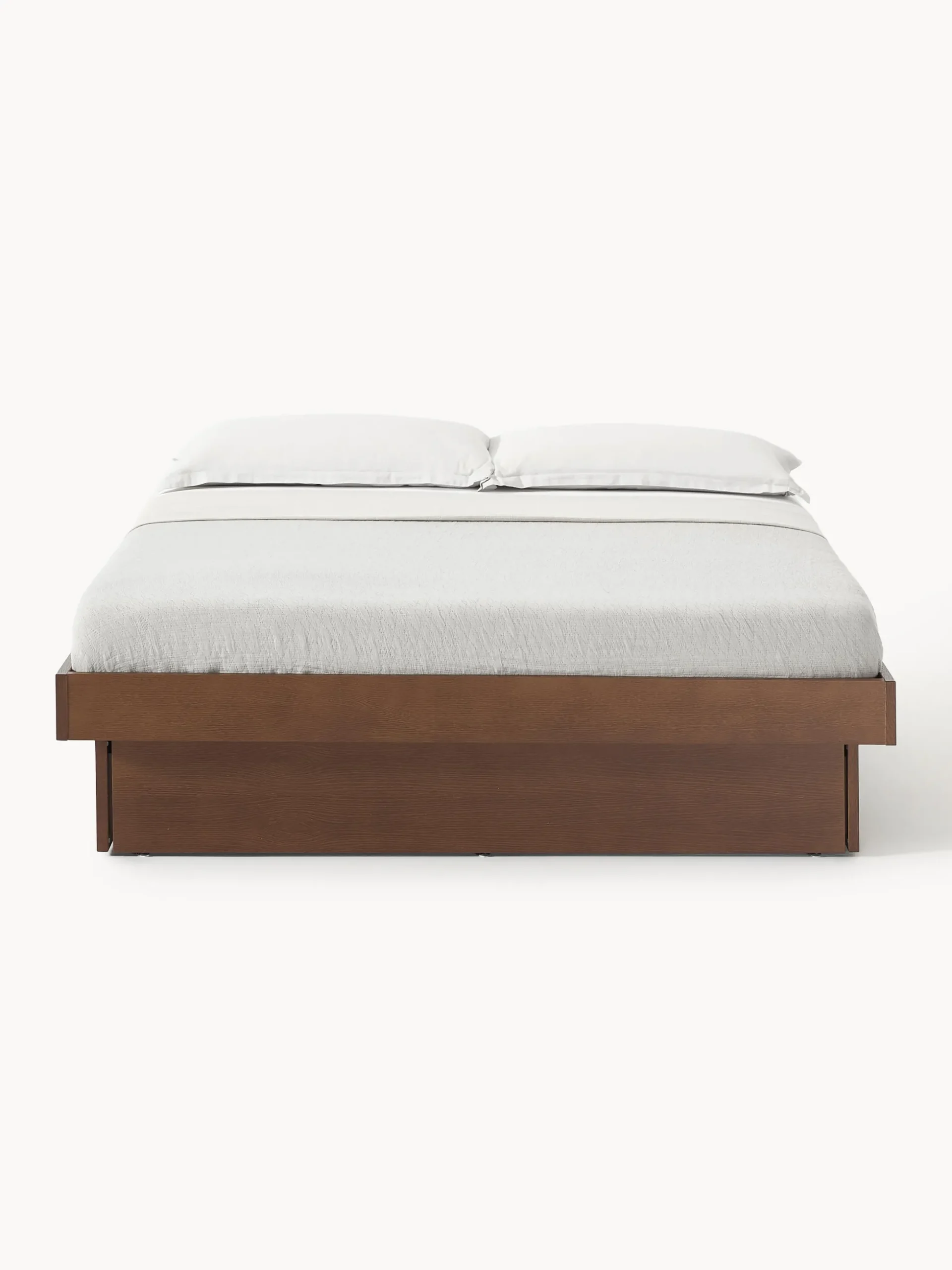 Letto in legno con contenitore Sato