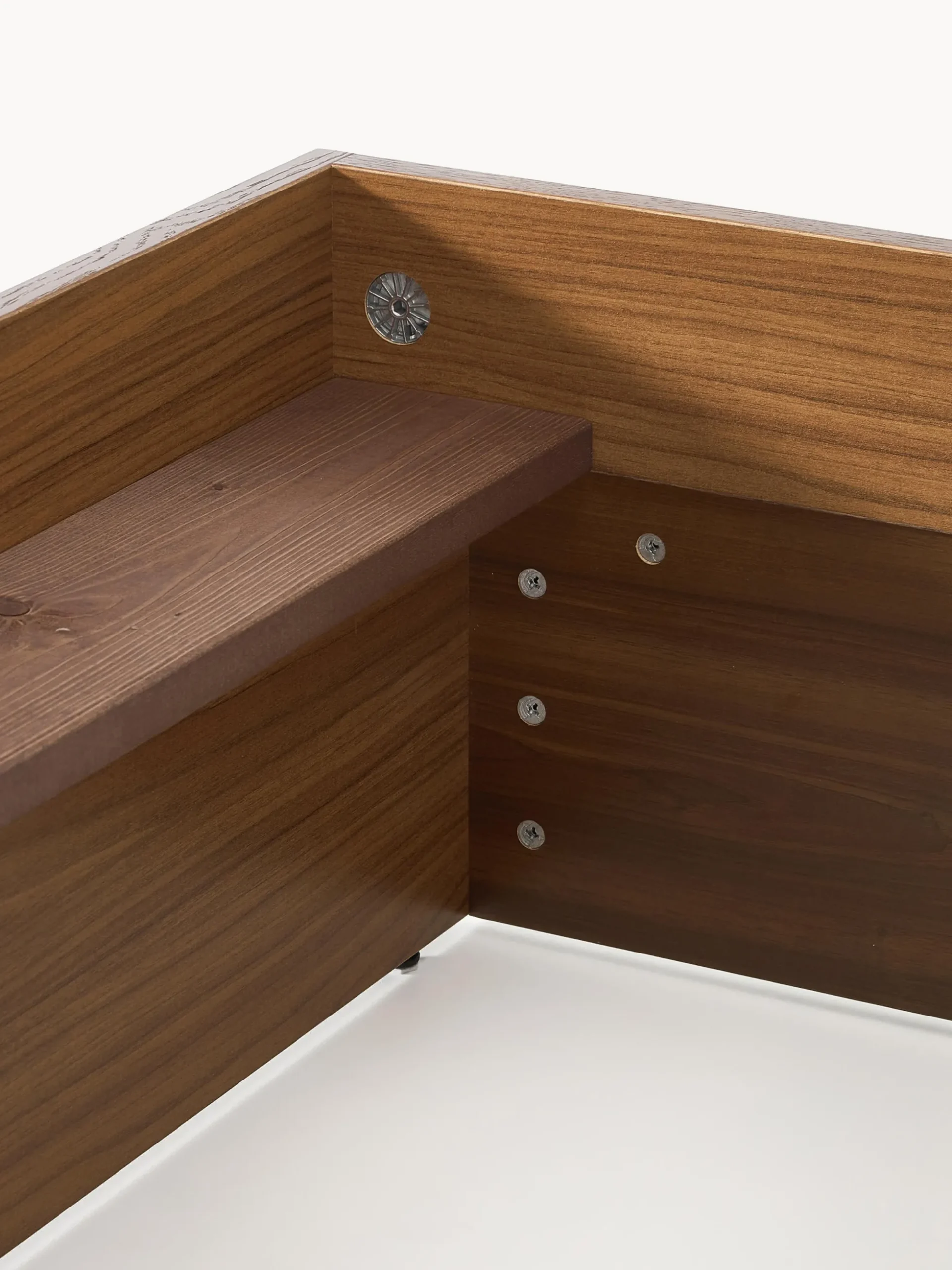 Letto in legno con contenitore Sato
