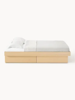 Letto in legno con contenitore Sato