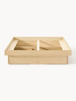 Letto in legno con contenitore Sato