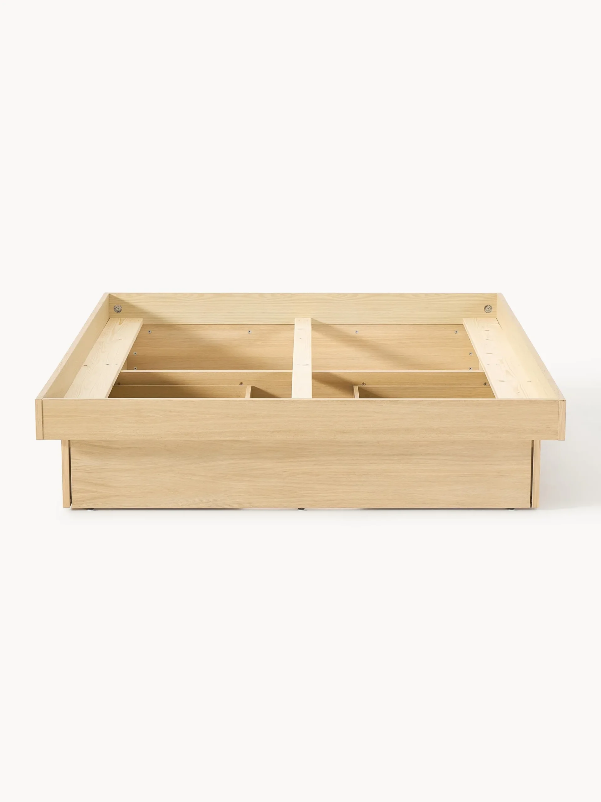 Letto in legno con contenitore Sato