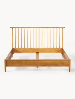 Letto in legno di pino con testiera Windsor