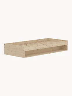 Letto per bambini in legno di pino Grow, 90 x 200 cm