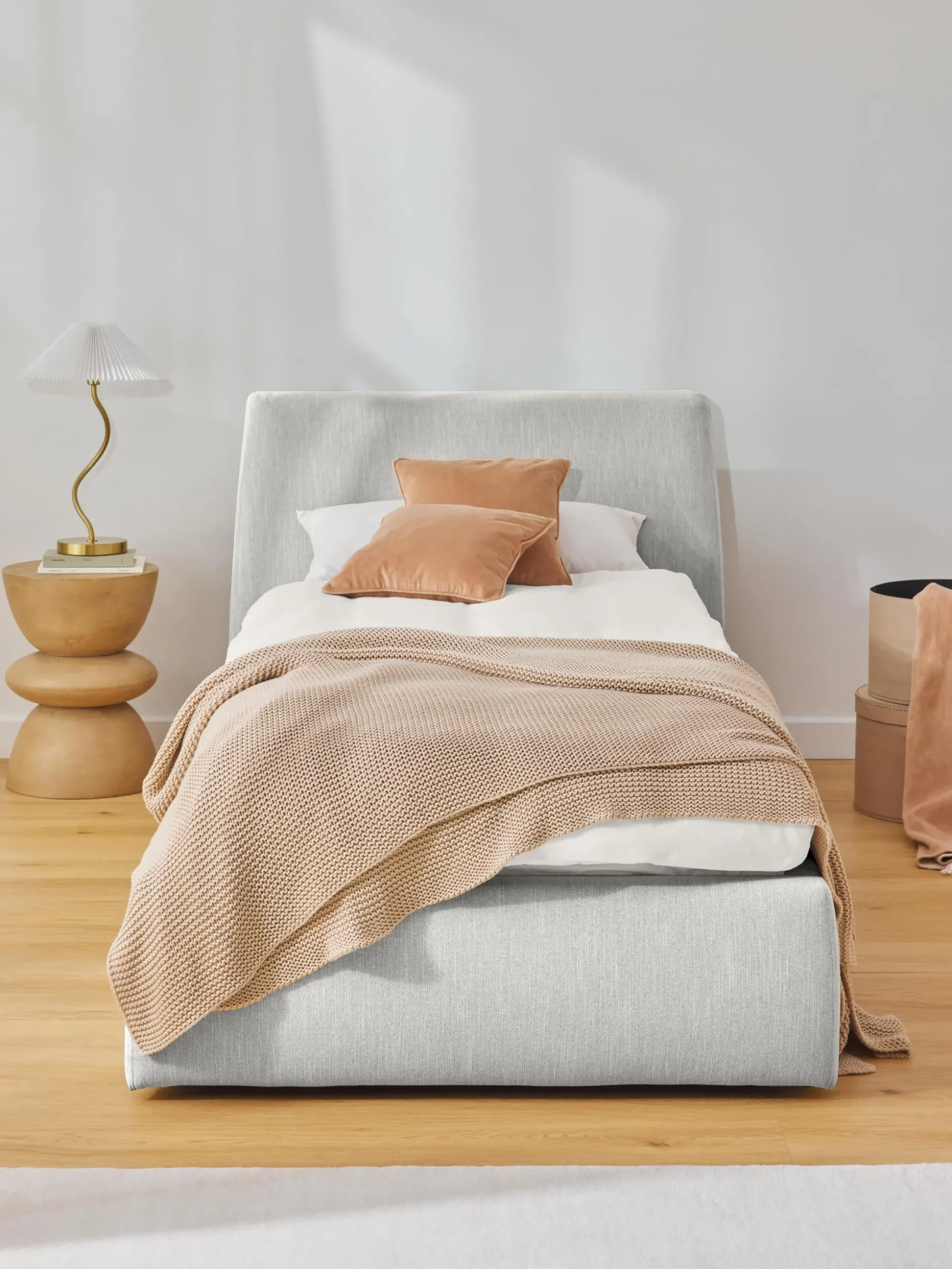 Letto singolo con contenitore Cloud