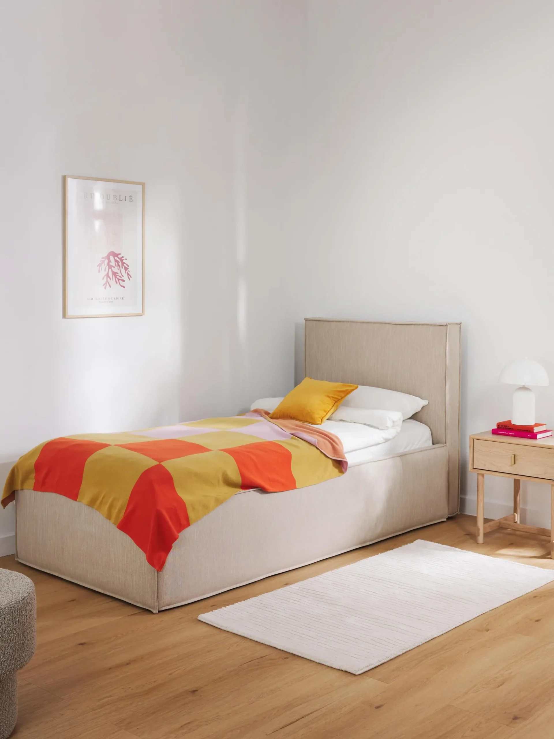 Letto singolo con contenitore Dream