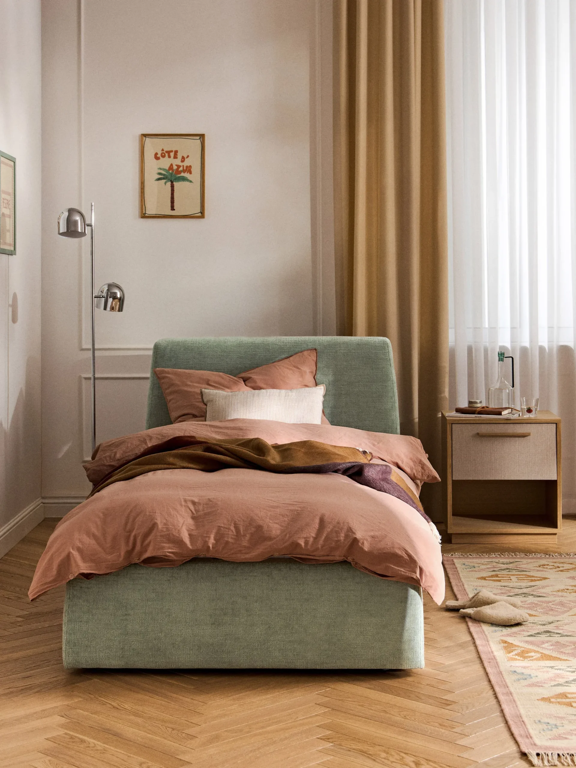 Letto singolo imbottito Cloud