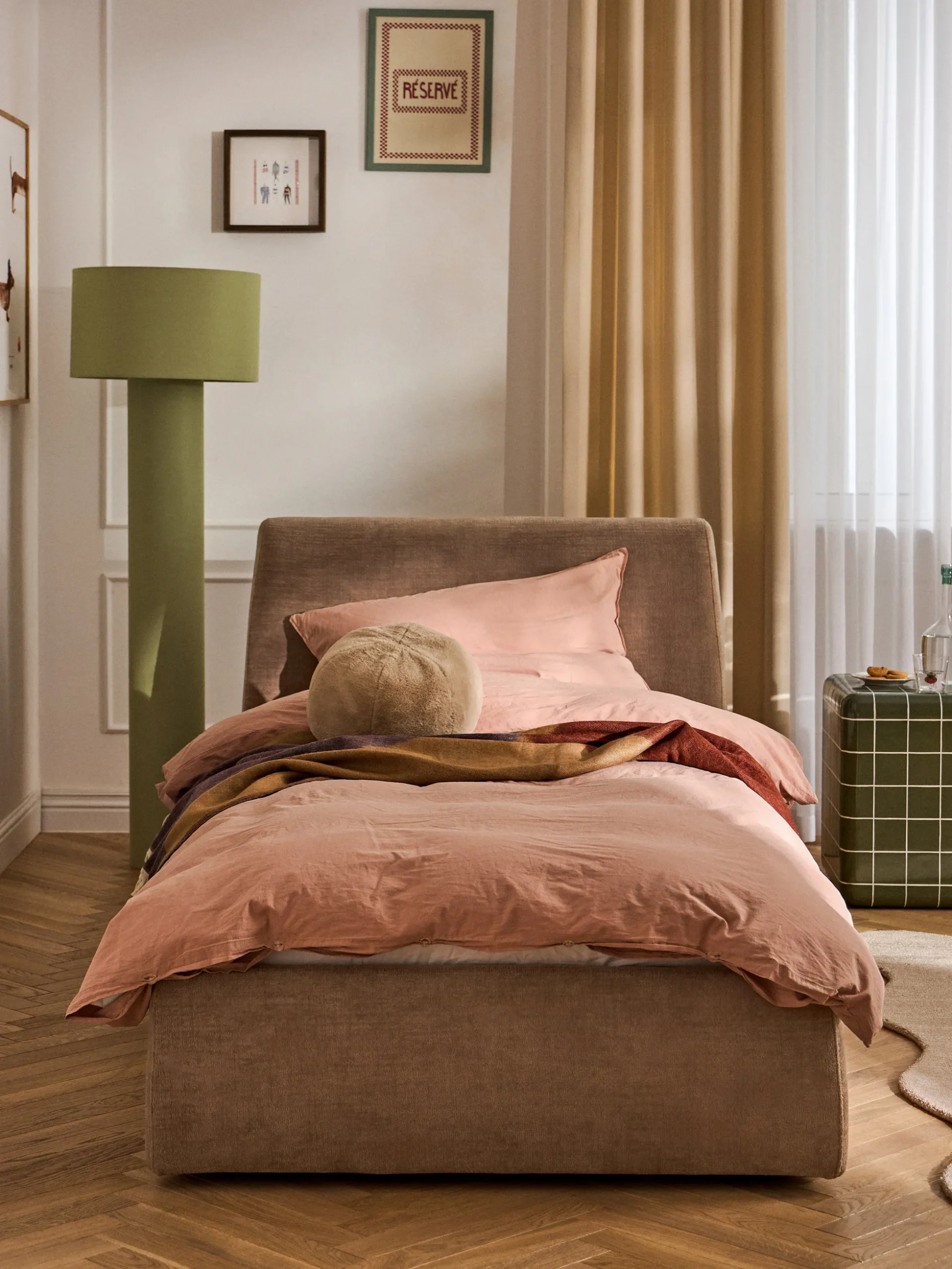 Letto singolo imbottito Cloud