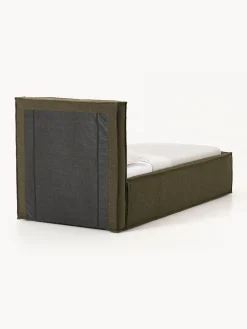 Letto singolo imbottito in bouclé Dream