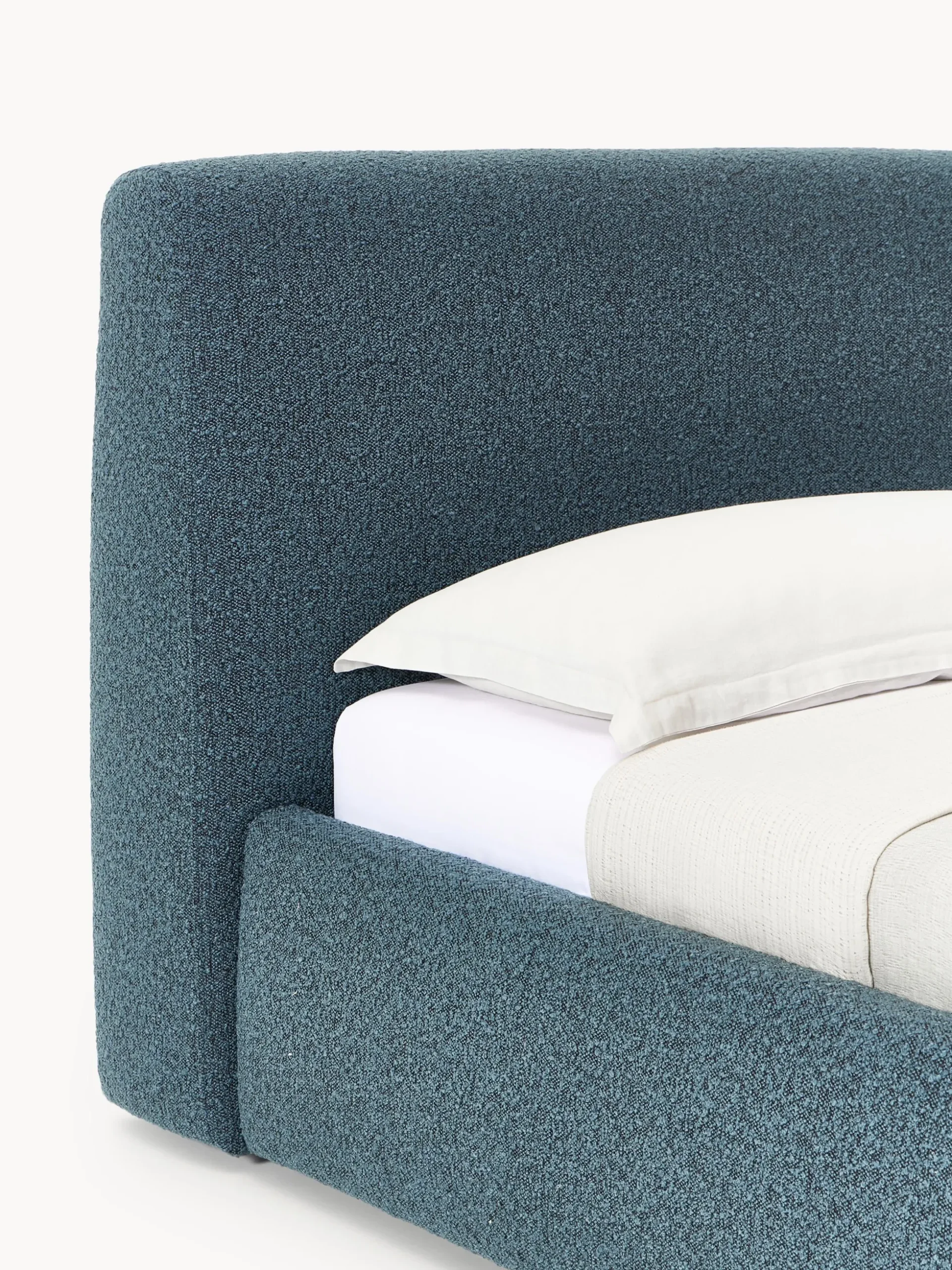 Letto singolo in bouclé Cloud