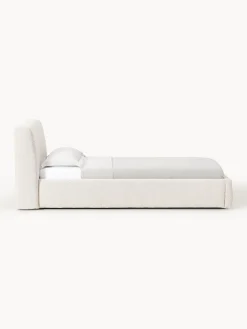 Letto singolo in bouclé con contenitore Cloud