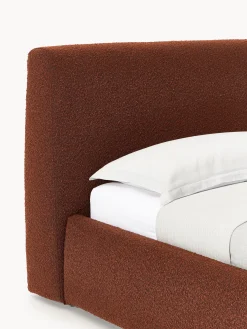 Letto singolo in bouclé con contenitore Cloud