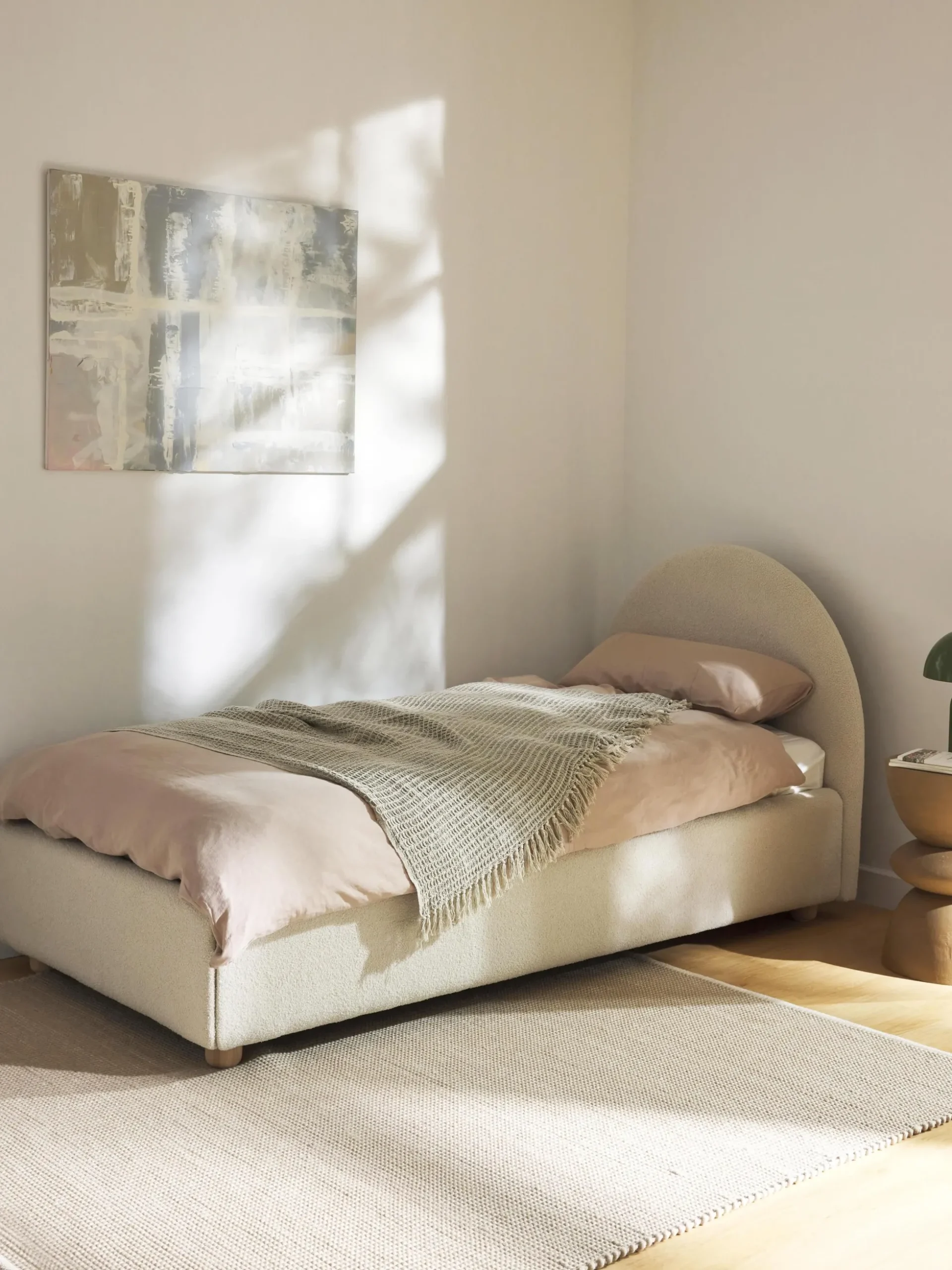 Letto singolo in teddy Ebba
