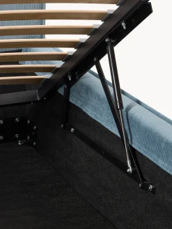 Letto singolo in velluto a coste con spazio contenitore aggiuntivo Dream