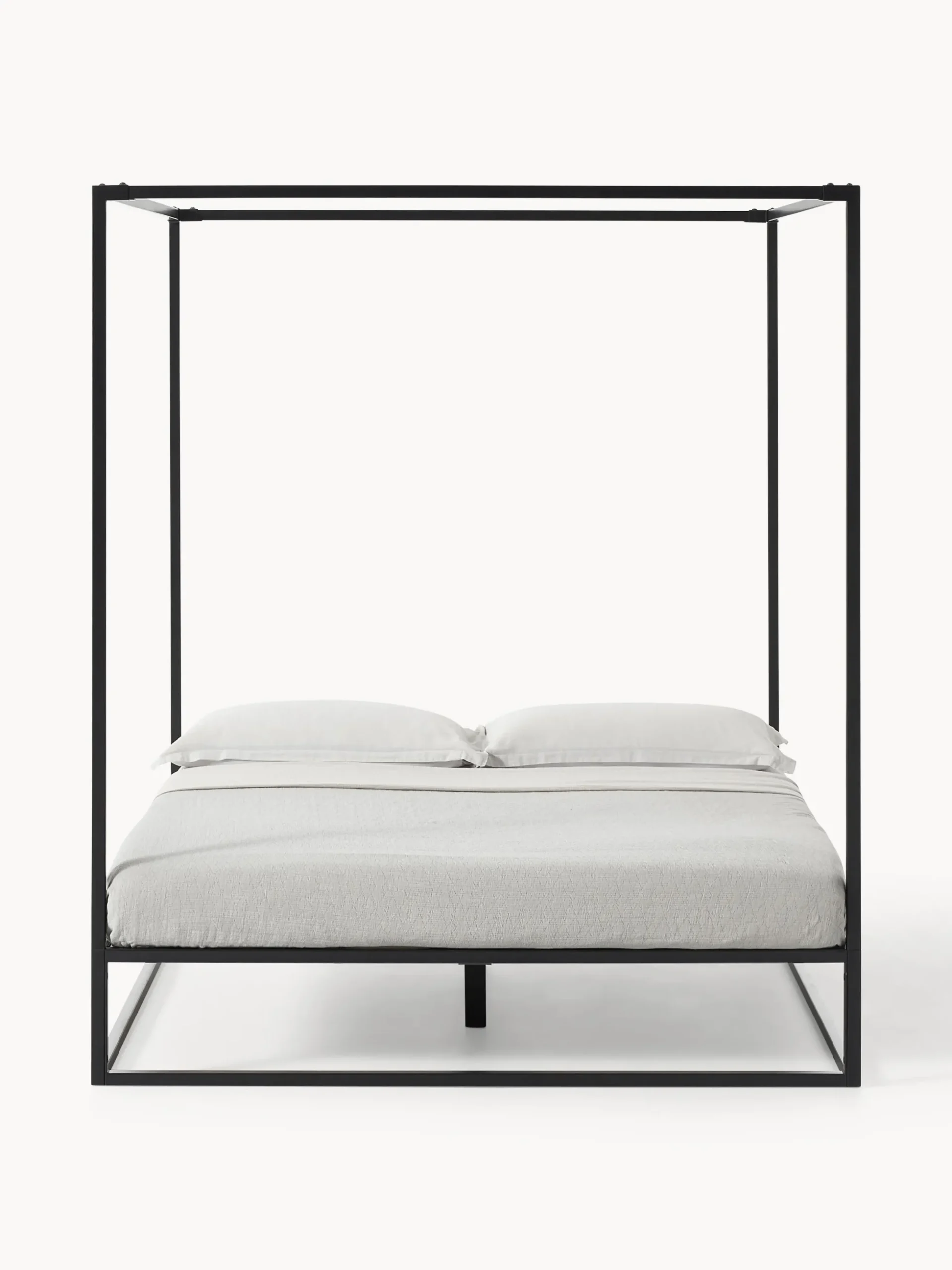 Letto a baldacchino in metallo Belle