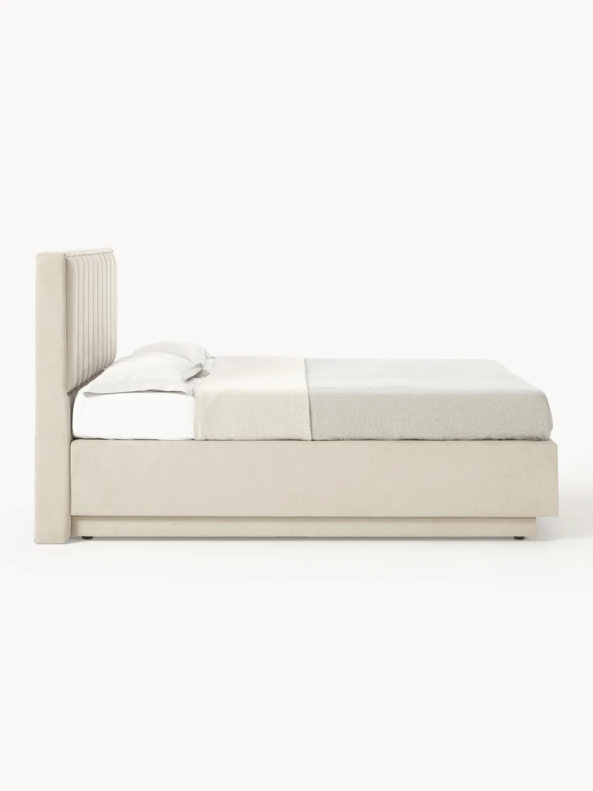 Letto boxspring con contenitore Livia