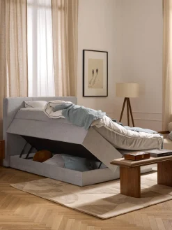 Letto boxspring con contenitore Oberon