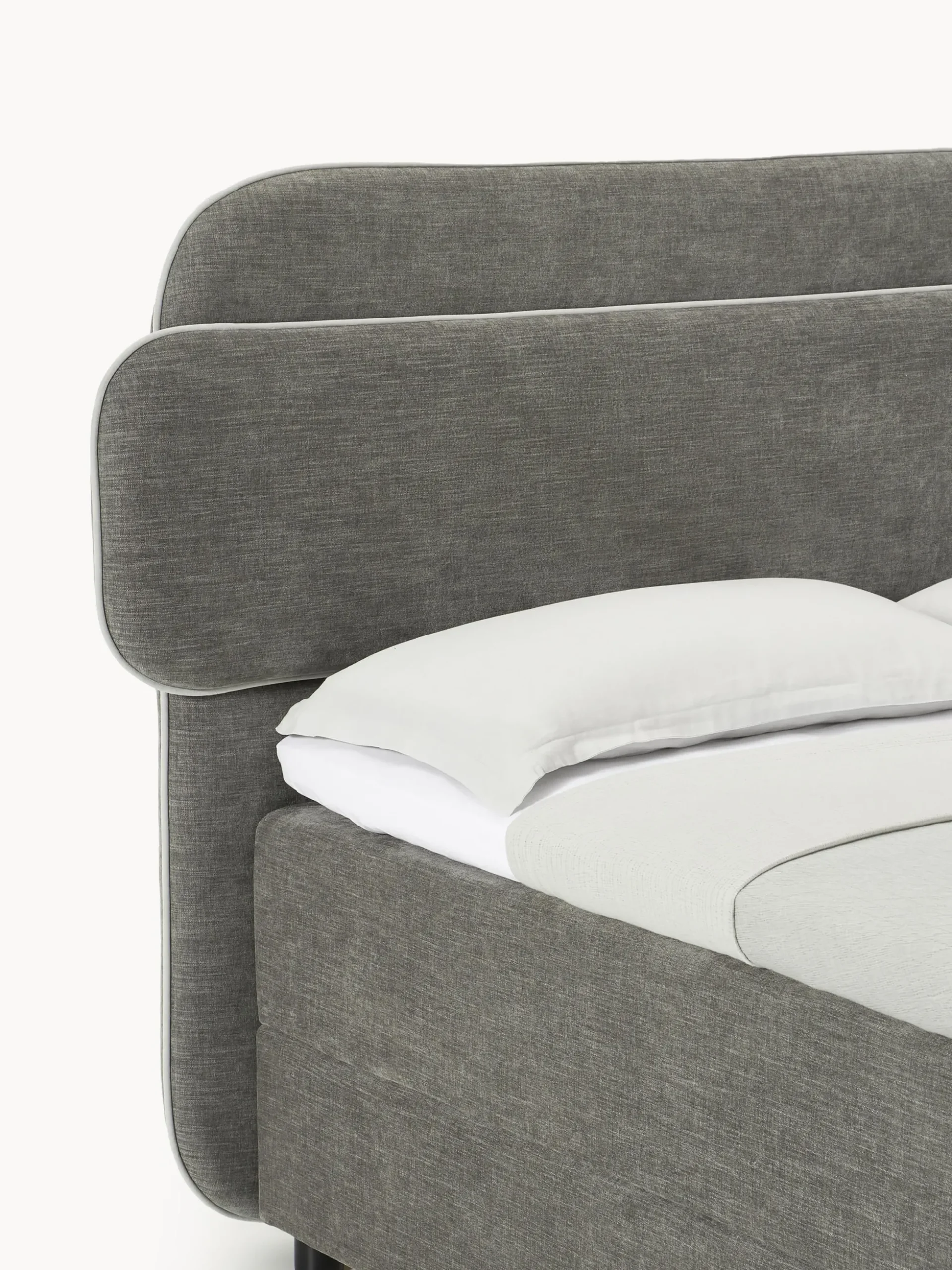 Letto boxspring con vano contenitore Enrica
