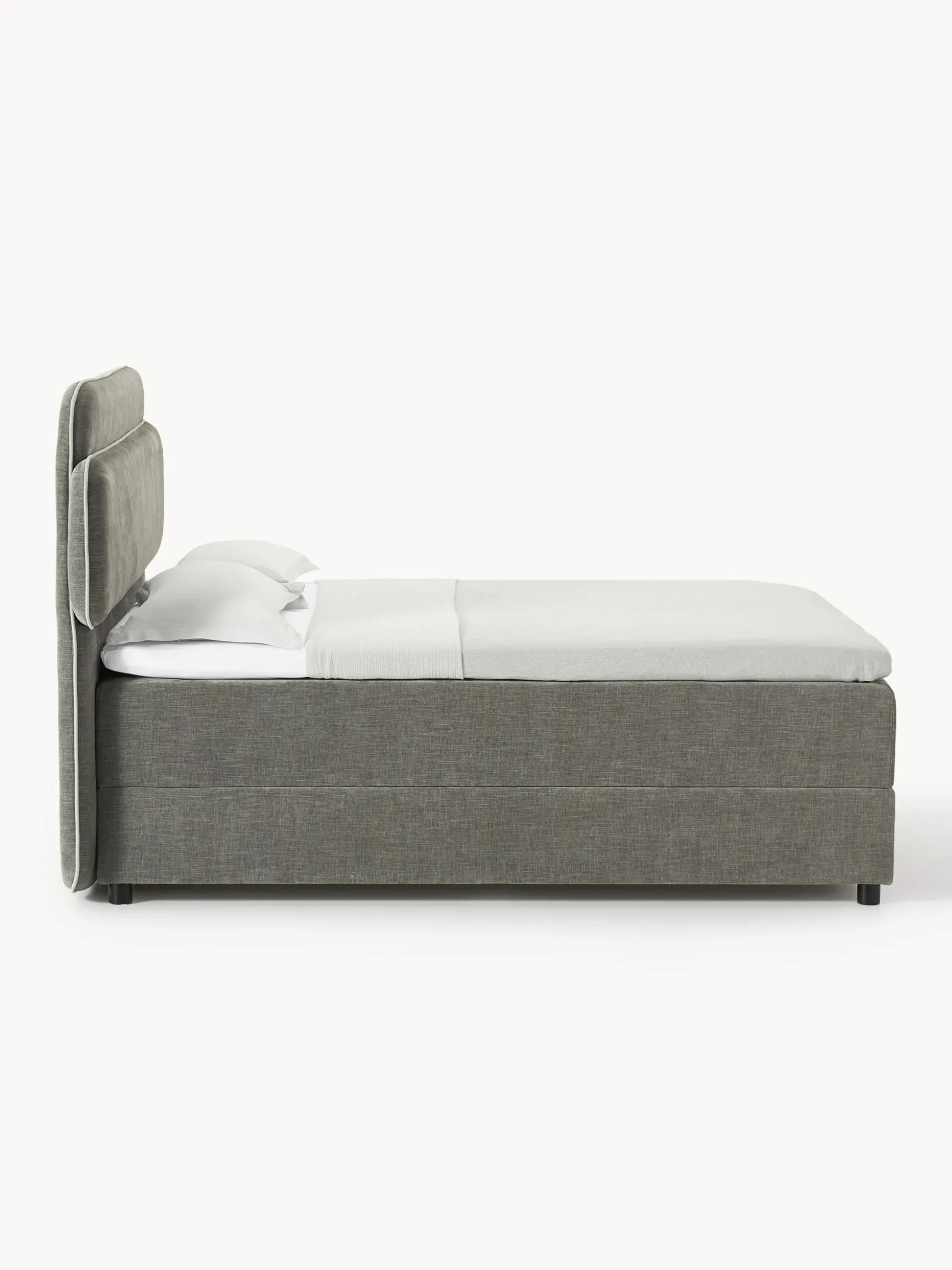 Letto boxspring con vano contenitore Enrica