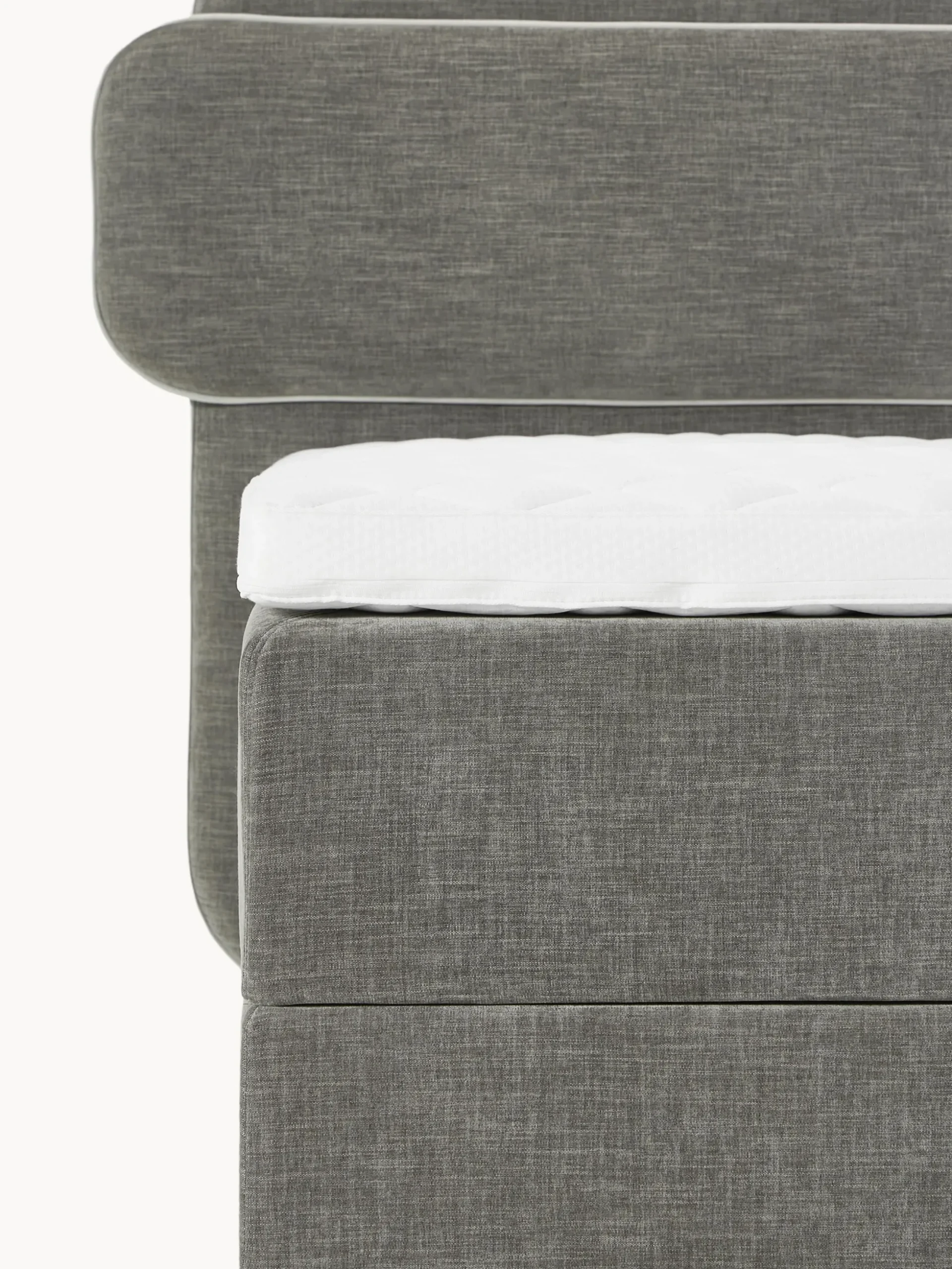 Letto boxspring con vano contenitore Enrica