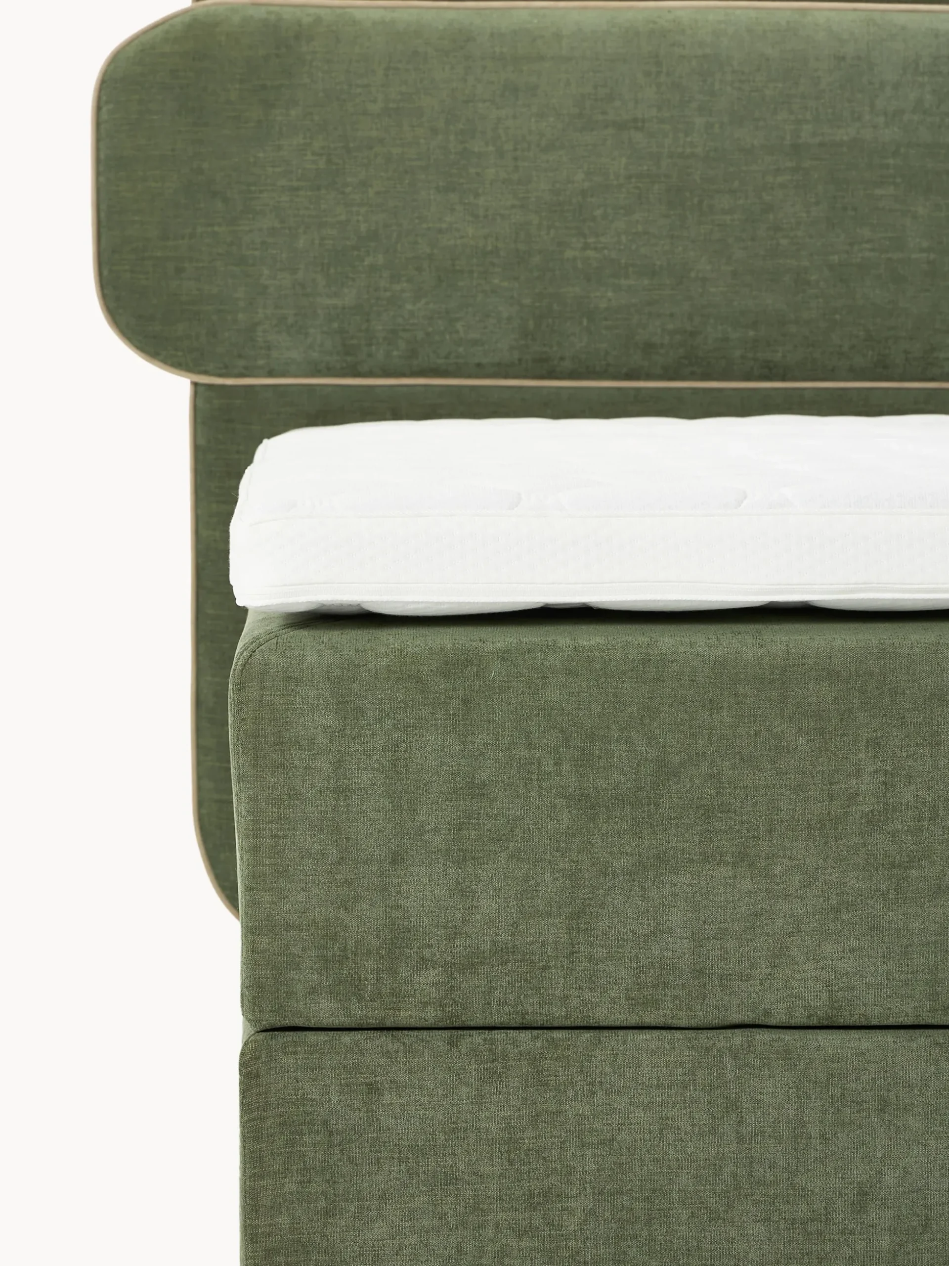 Letto boxspring con vano contenitore Enrica