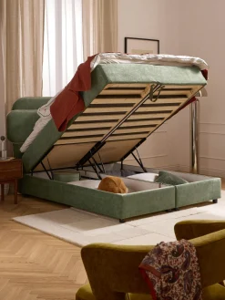 Letto boxspring con vano contenitore Enrica